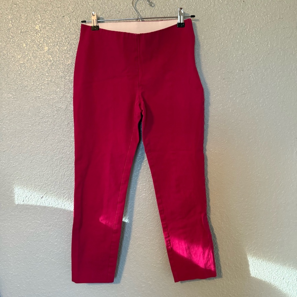 A new day Pink Side Zip Anke Crop Trouser Pants size 2